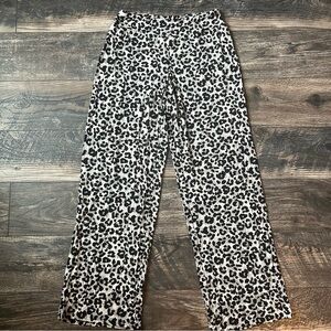 NWT Soma Leopard Black Gray Pajama Pants Women’s XS